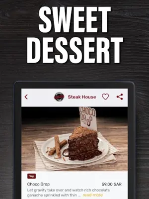 Steakhouse android App screenshot 1